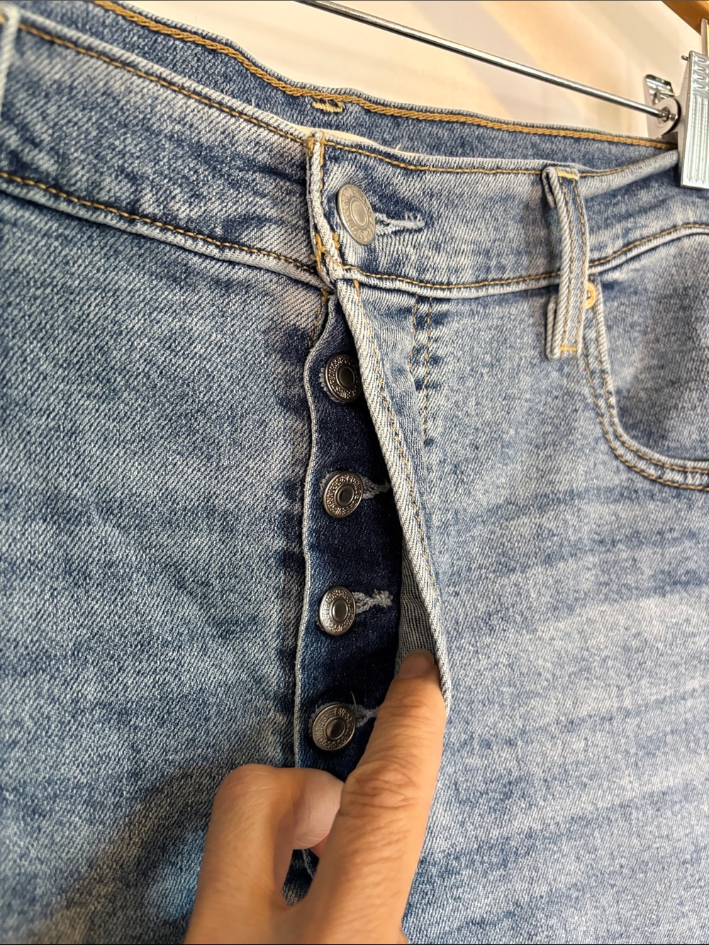 Levi’s Ribcage Straight Jeans Size 32 - Picture 6 of 14